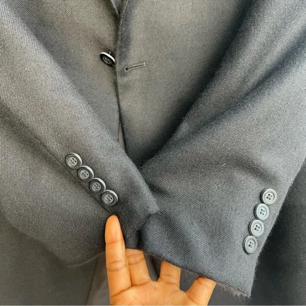 Loro Piana Men’s 100% Cashmere Black‎ Blazer - Size 42R